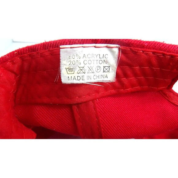 President Trump 2020 Red Patriotic Embroidered Hat Cap Hook & Loop Flag READ - Picture 7 of 7